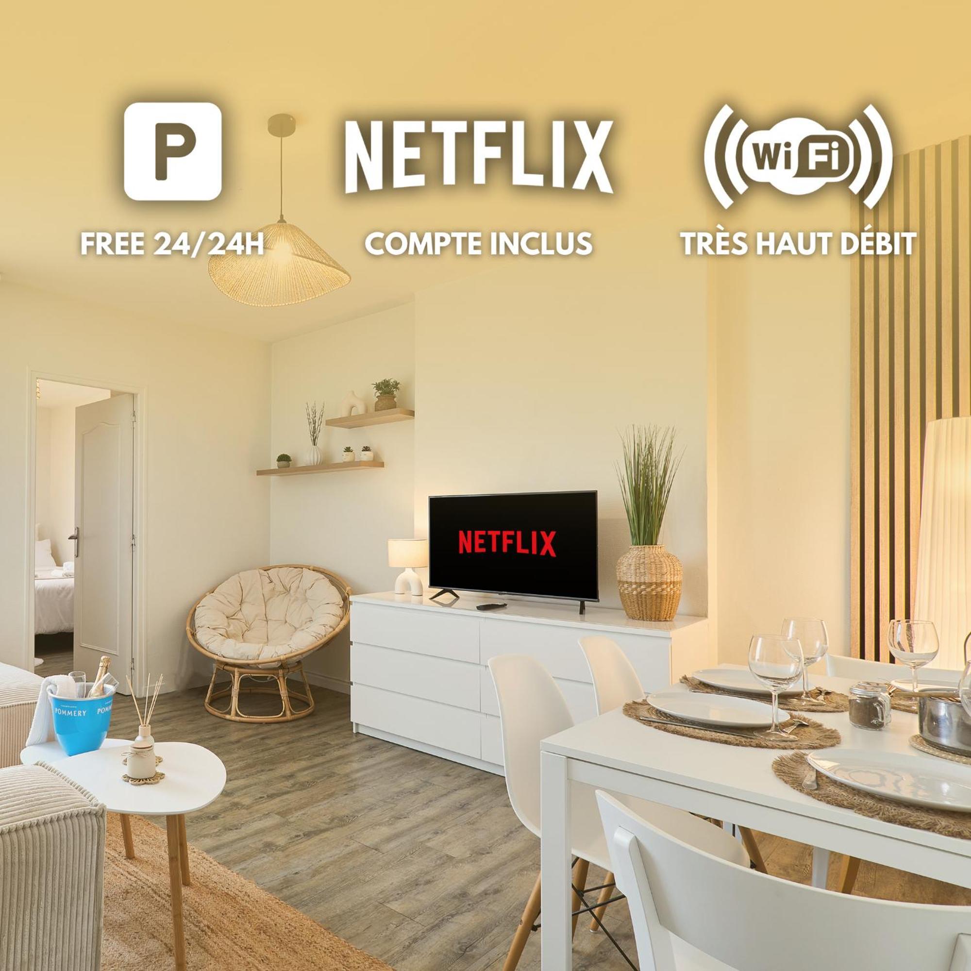 Le Petillant, Gare Centre-Ville, Netflix, Wifi Reims Zewnętrze zdjęcie